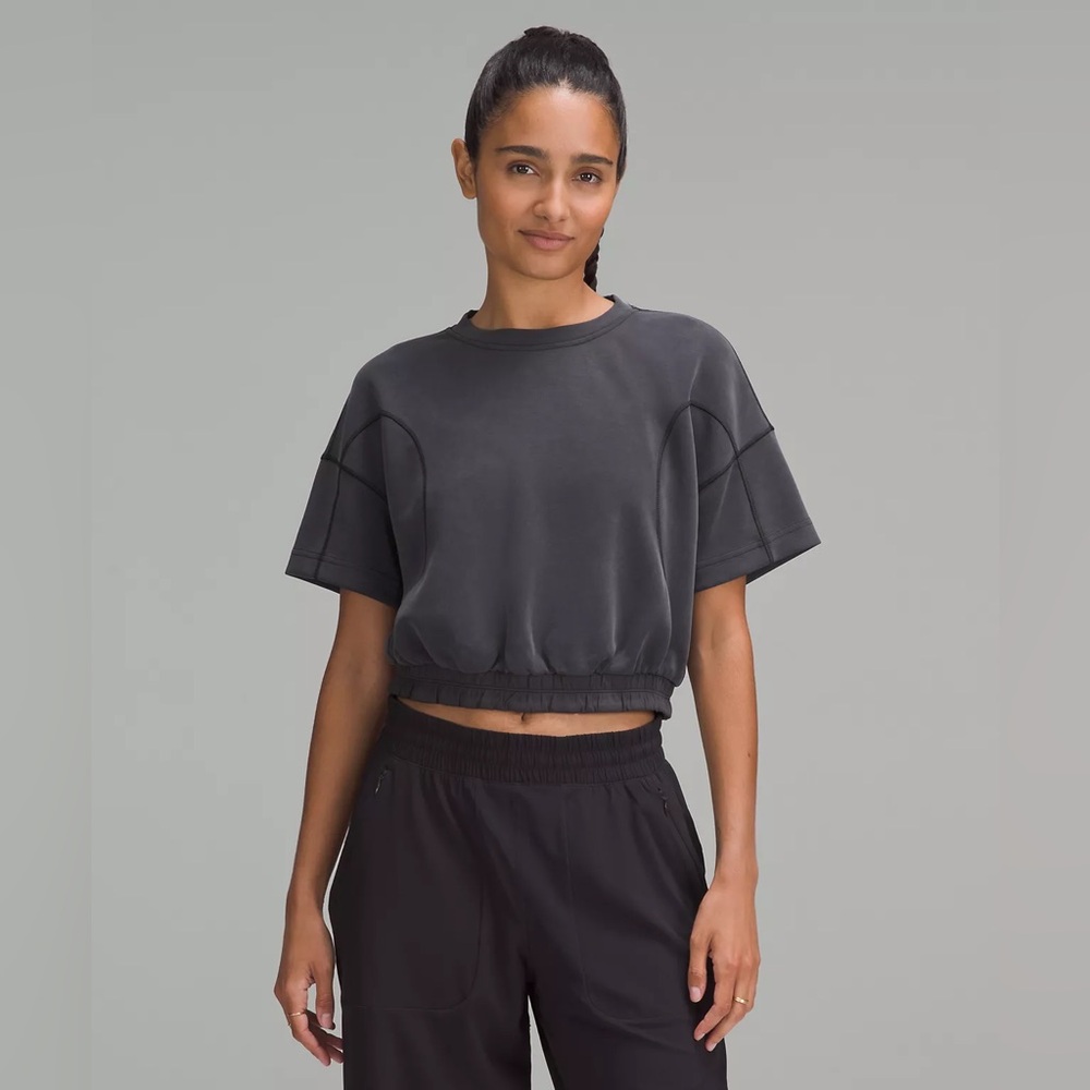 Lululemon Softstream Gathered T-Shirt Black